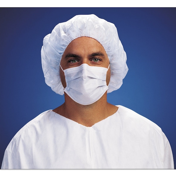 M5 Pleat Style Face Mask With Earloops, Regular, Blue, PK500